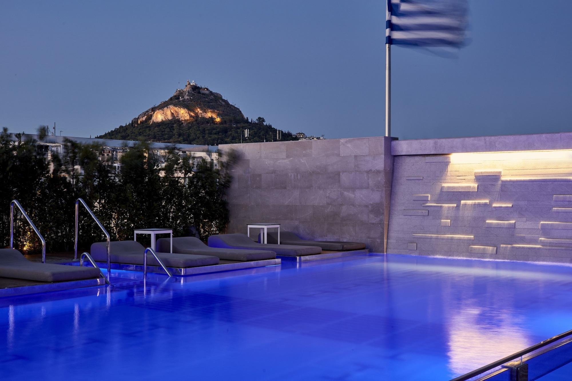 Electra Metropolis Hotel Athens Exterior photo The pool at the hotel